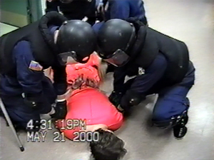 Video still of a cell extraction in progress.